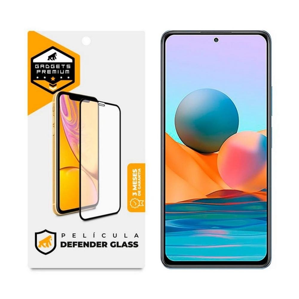Pelicula Defender Glass para Xiaomi Redmi Note 11 Pro - Preta - Gshield
