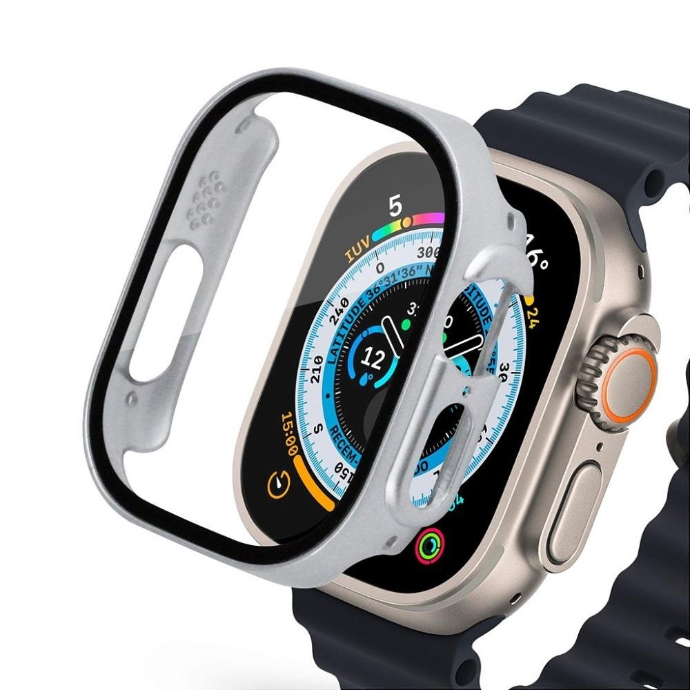 Case para Apple Watch Ultra 49MM Prata Armor Gshield eFácil