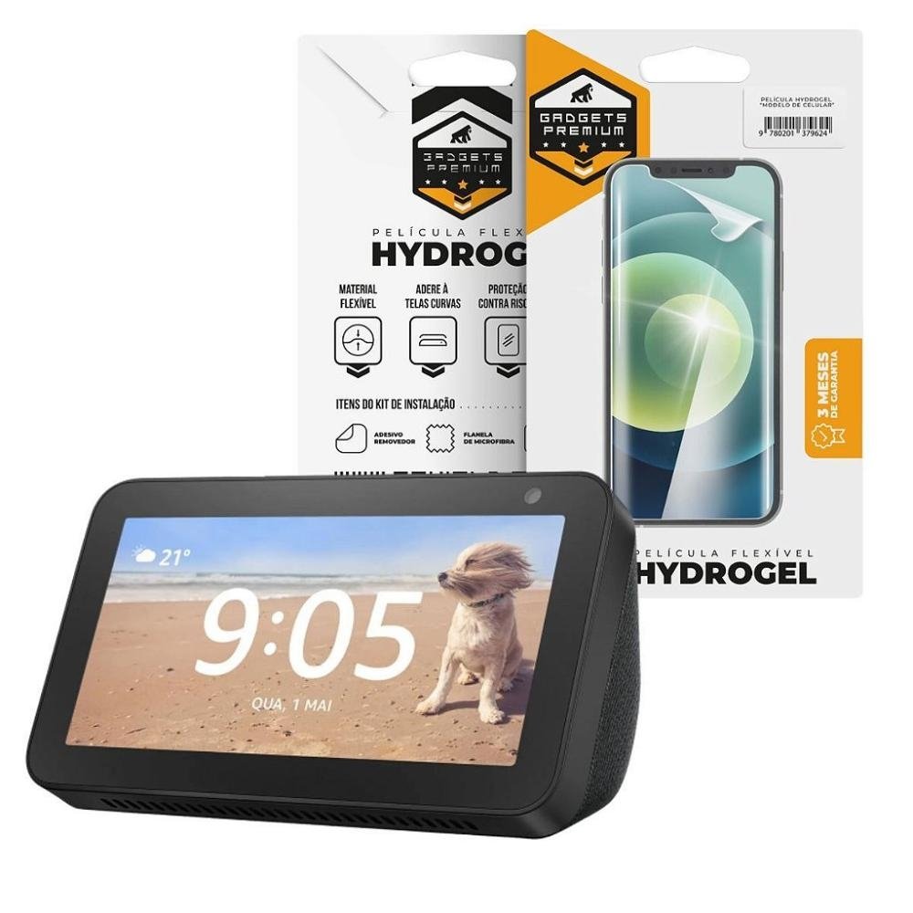 Pelicula para Alexa Echo Show 5 - 1° Geracao 5,5" - Hydrogel HD - Gshield