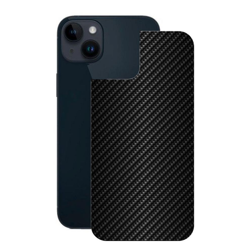 Pelicula iPhone 13 Mini-Traseira Fibra Carbono Preta-Gshield