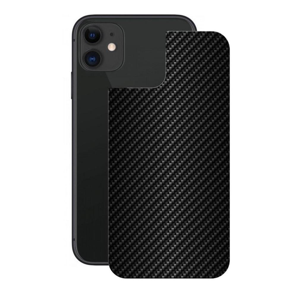Pelicula iPhone 11 -Traseira Fibra Carbono Preta- Gshield
