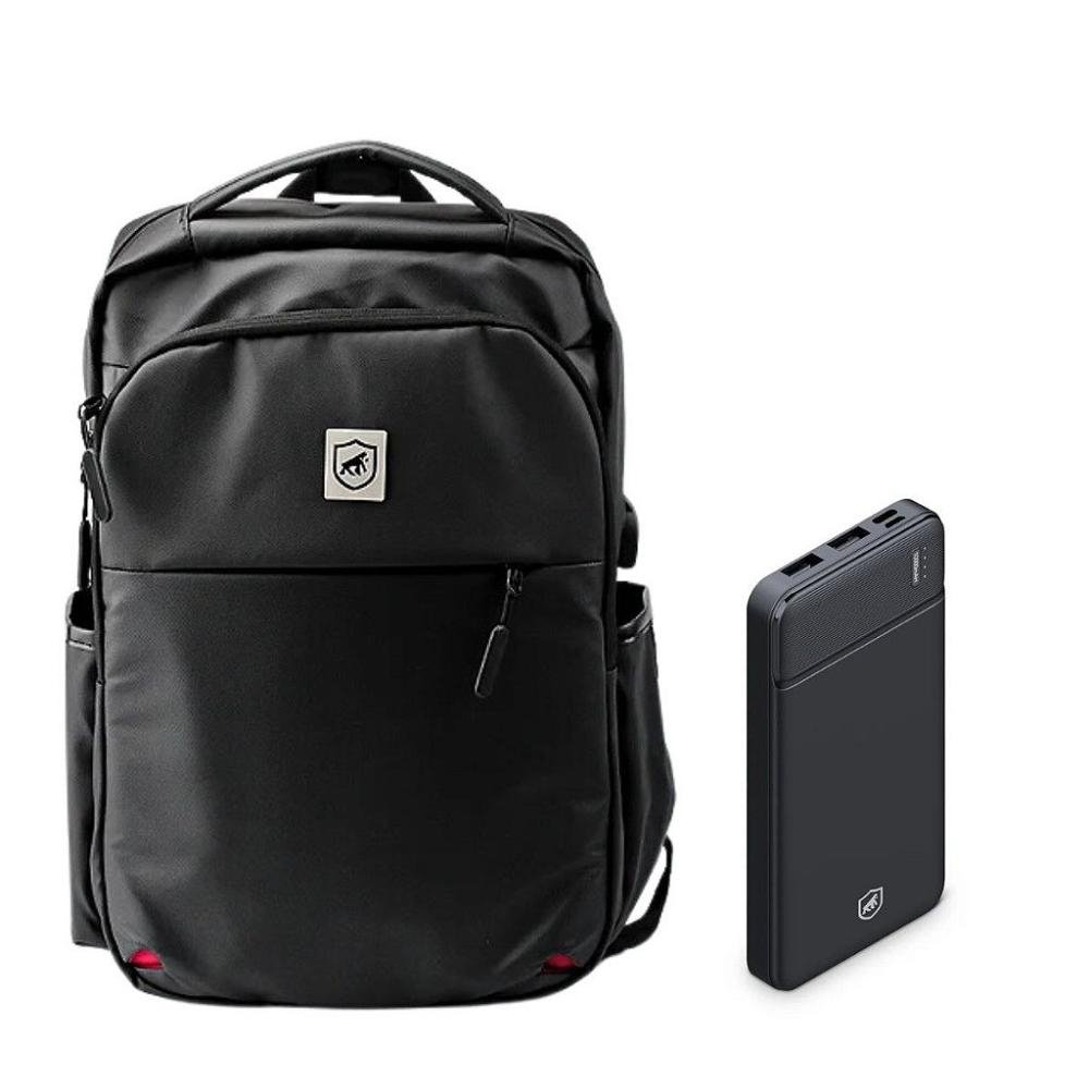 Mochila Guardian+Carregador Portatil Armor 10.000mAh-Gshield