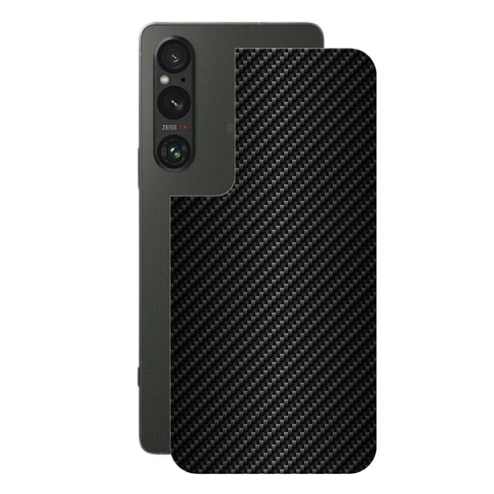 Pelicula para Sony Xperia 1 V - Traseira de Fibra de Carbono Preta - Gshield