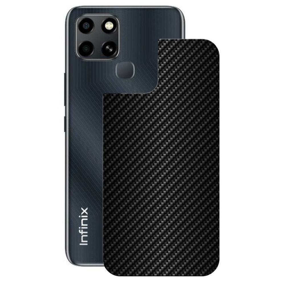 Pelicula para Infinix Smart 6 - Traseira de Fibra de Carbono Preta - Gshield