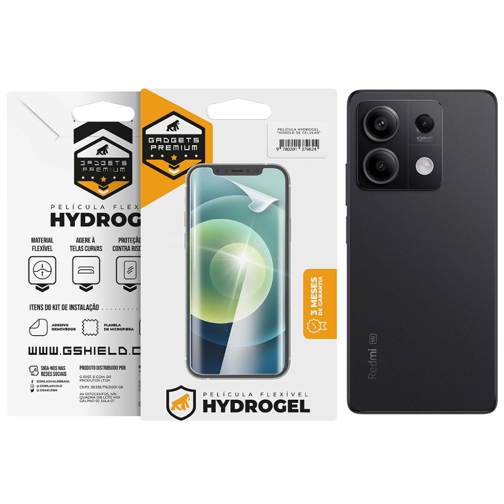 Pelicula para Redmi Note 13 5G - Traseira Hydrogel HD - Gshield