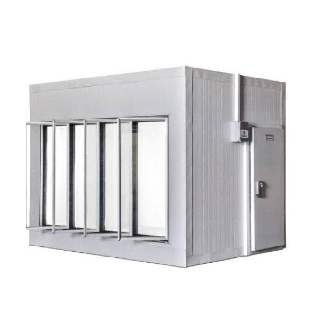 Walk in Cooler Gallant Congelados 4 Portas Vidro com Piso Painel 220V/3F CWCCP-04