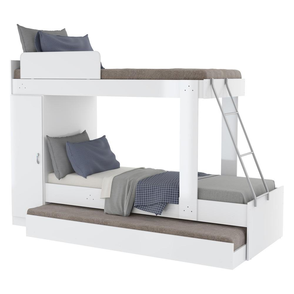 Treliche para colchao 78 x 188 cm Premium Multimoveis Branco