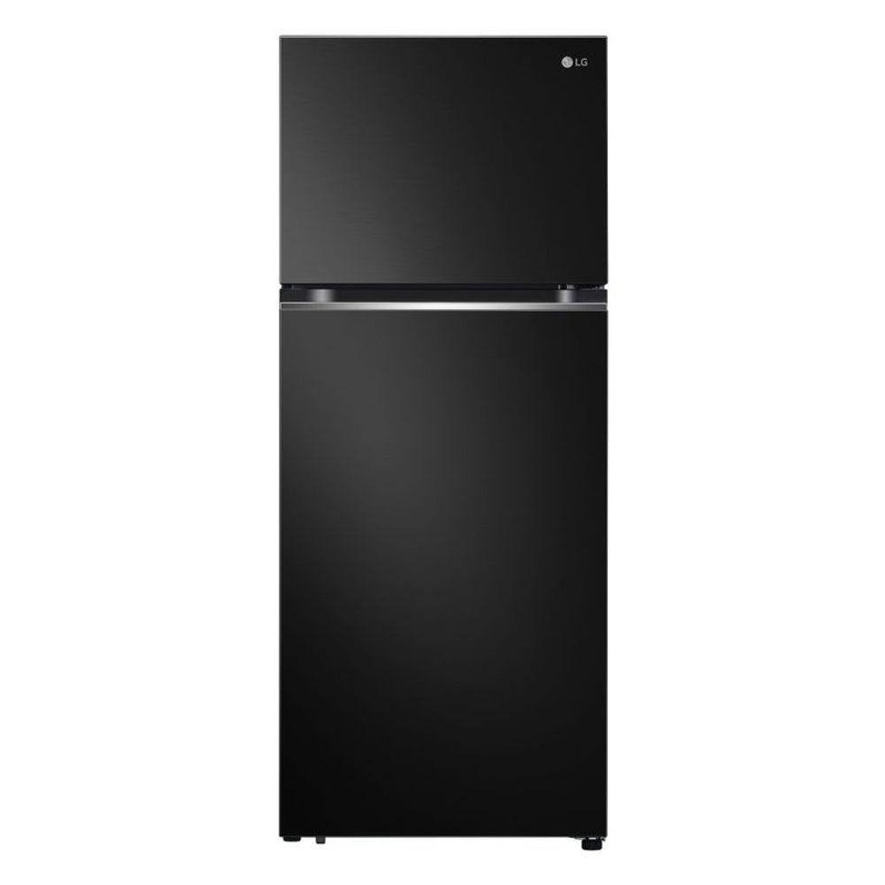Geladeira LG Frost Free Inverter 395L Duplex Black Inox GN-B392PXG 220V
