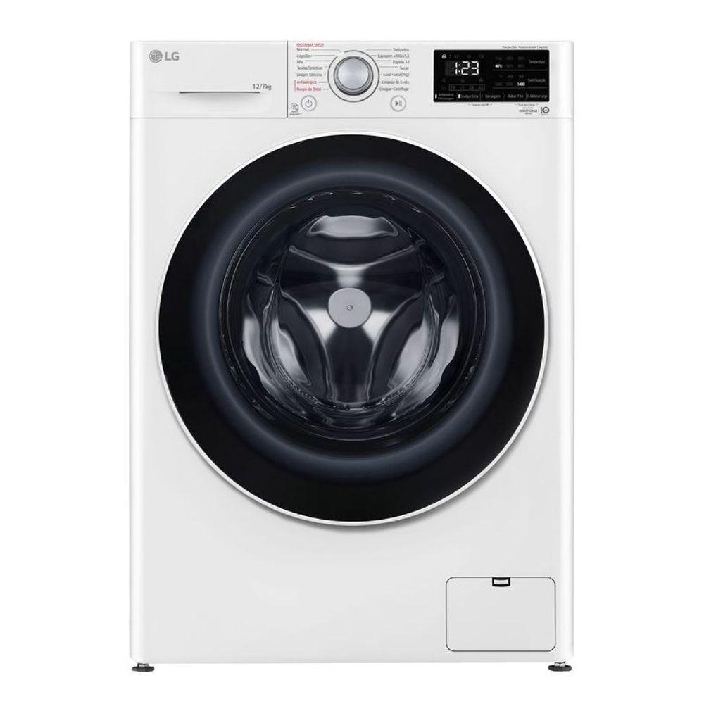 Lava e Seca Smart LG VC5 12kg Branca Com Inteligencia Artificial AIDD CV3012WC5 110V