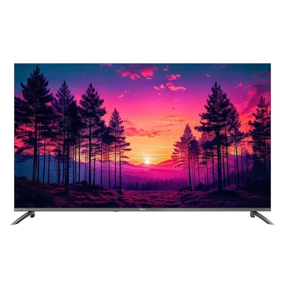 Imagem Smart Tv 60" Philco 4k Roku Borda Infinita P60cra Bivolt