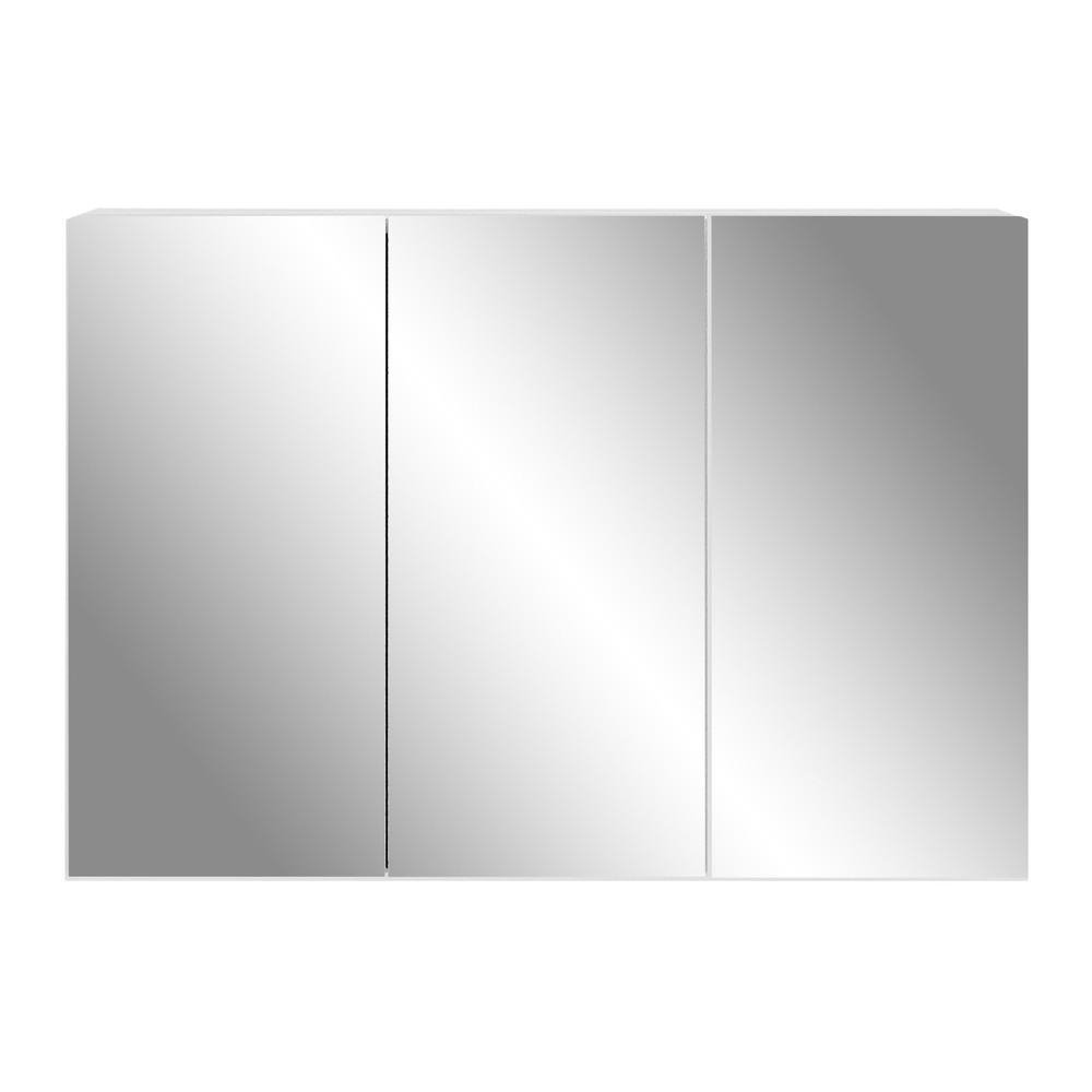 Aparador Buffet 3 Portas com Espelho Vegas Multimoveis MP1011 Branco