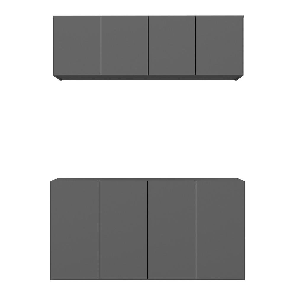Kit Bar Armario Aereo e Aparador 4 Portas Multimoveis MP1075