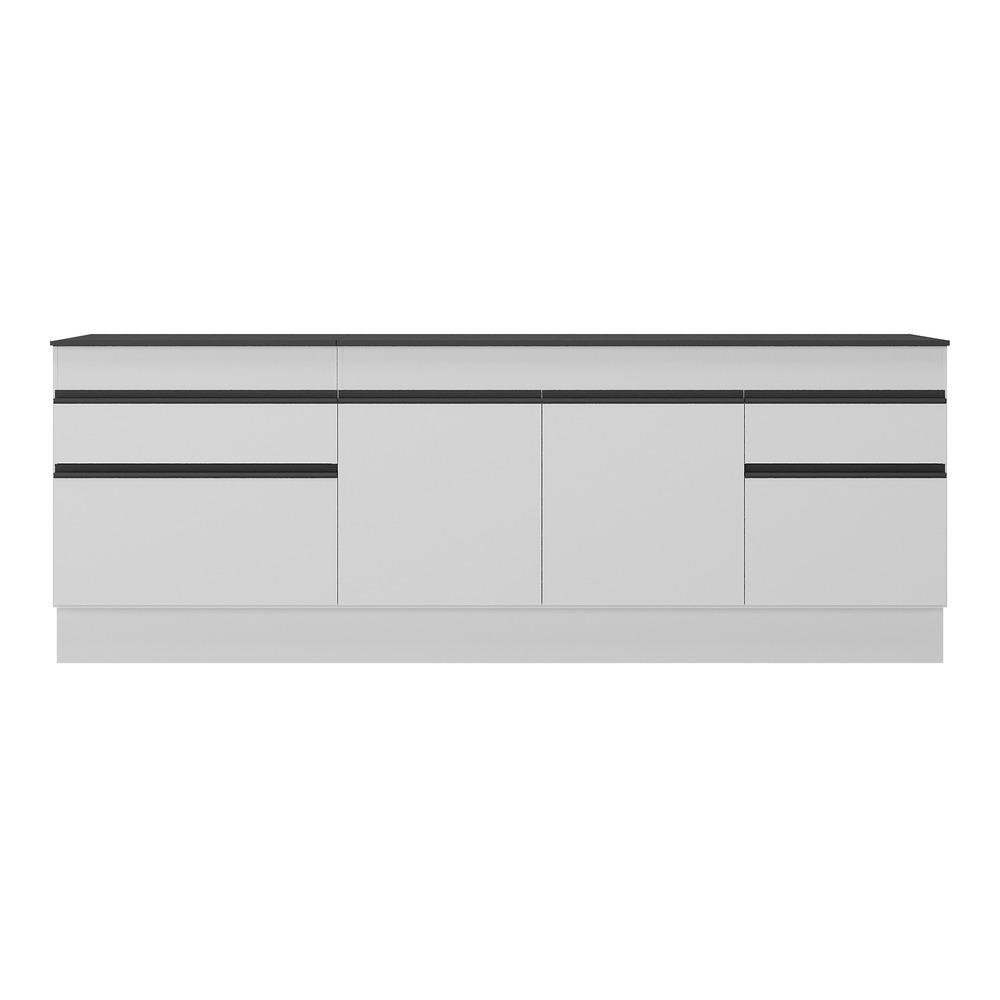 Kit 2 Balcoes c/ Rodape Gabinete Pia 150cm e Cooktop 70cm Veneza Multimoveis MP2108.964 Br
