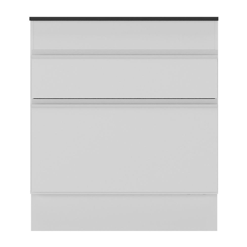 Balcao Cozinha com Rodape para Cooktop 70 cm 1 Porta 1 Gaveta Veneza Multimoveis MP2118.89