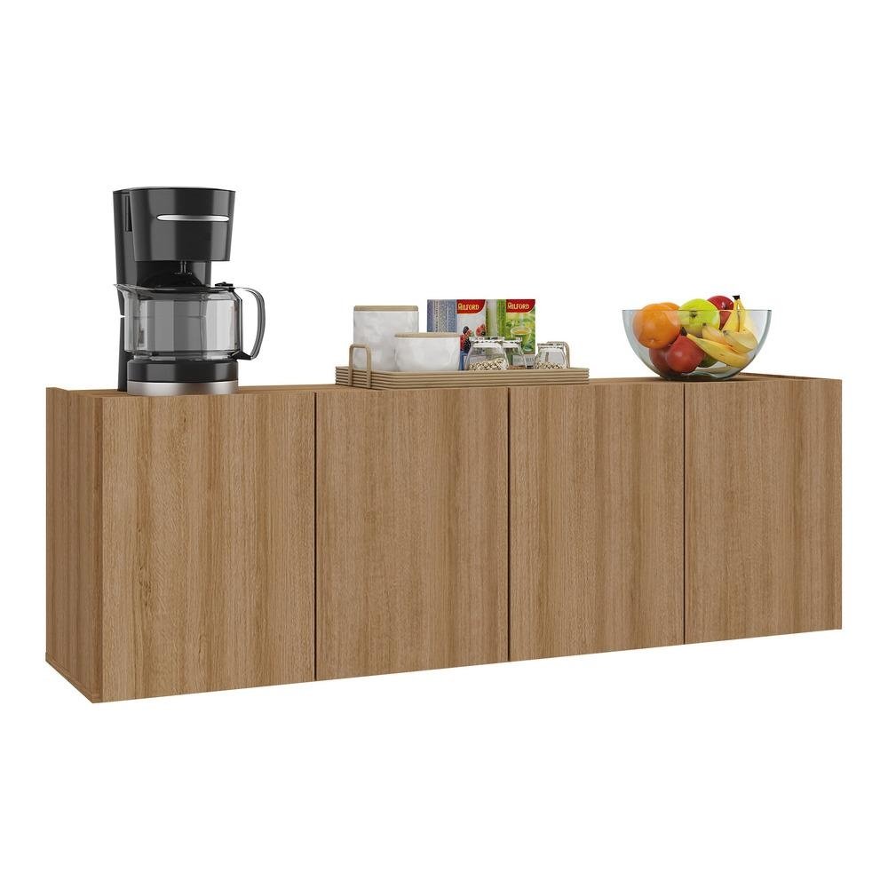 Balcao de Cozinha Suspenso 4 Portas Multimoveis MP2167