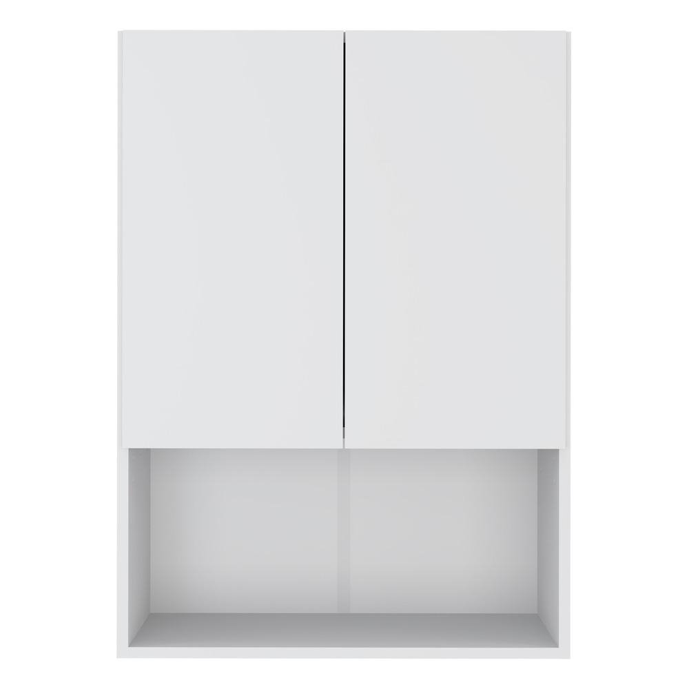 Armario de Banheiro/Lavanderia com 02 Portas Multimoveis Branco