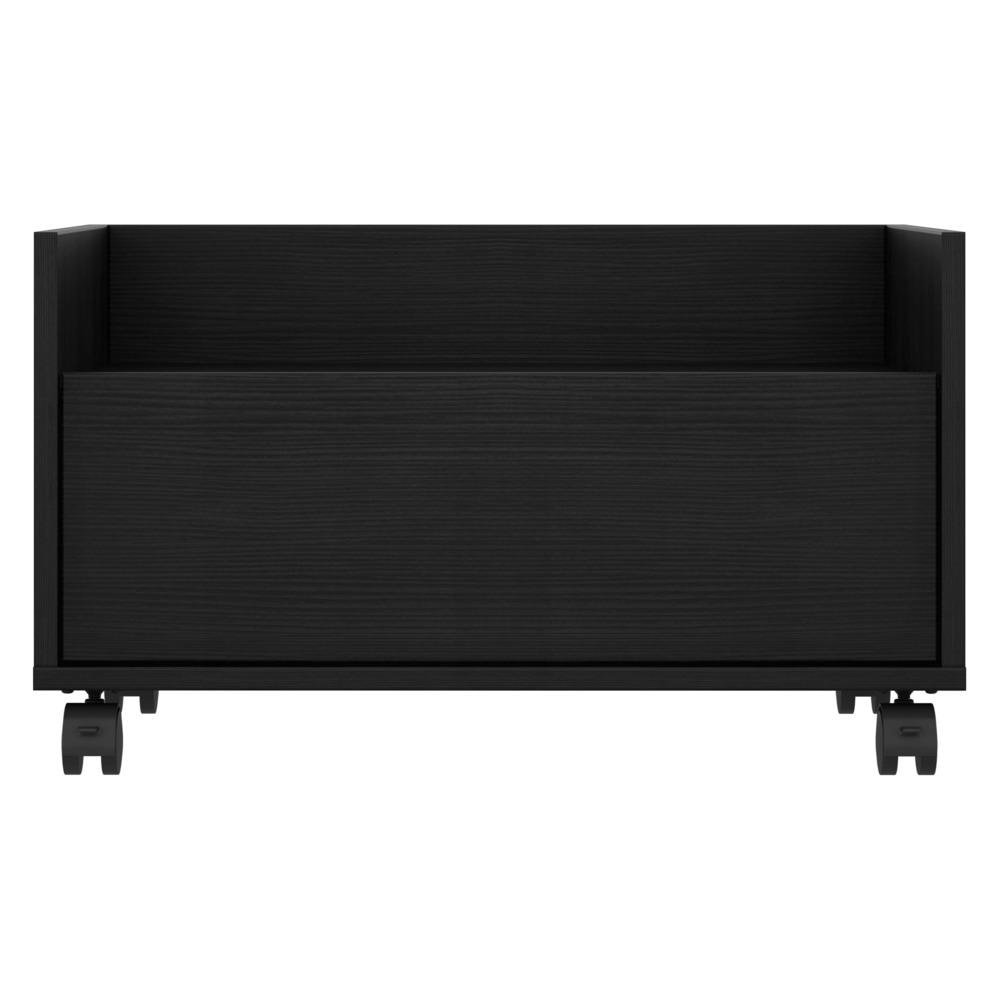 Mesa de Cabeceira 60 cm com Rodizios Multimoveis Preta