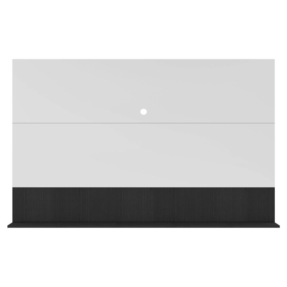 Painel TV 65" com Prateleira Amsterda Up Multimoveis Branco/Preto