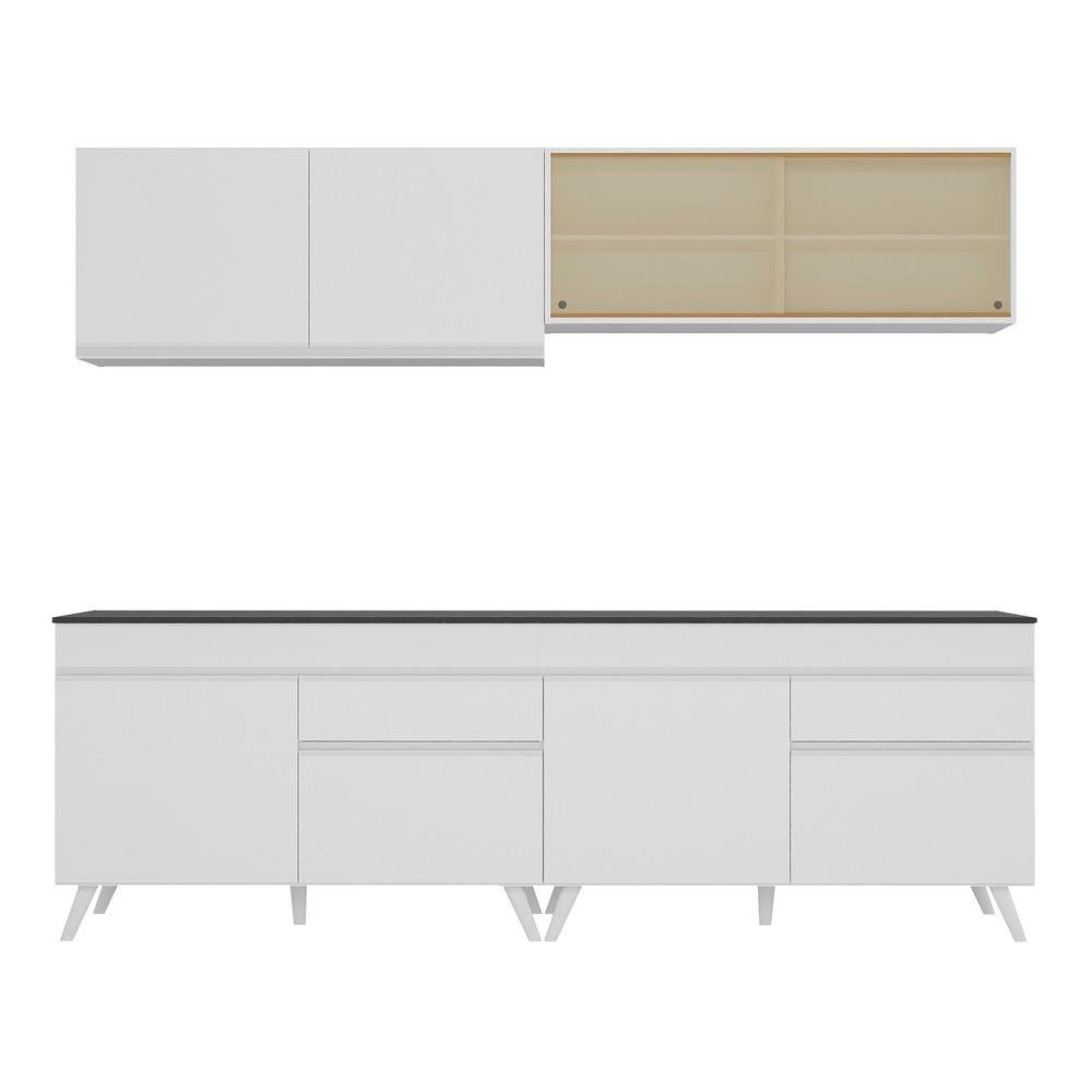 Armario de Cozinha Compacta 4 pecas MP3696.891 Veneza Multimoveis Branco