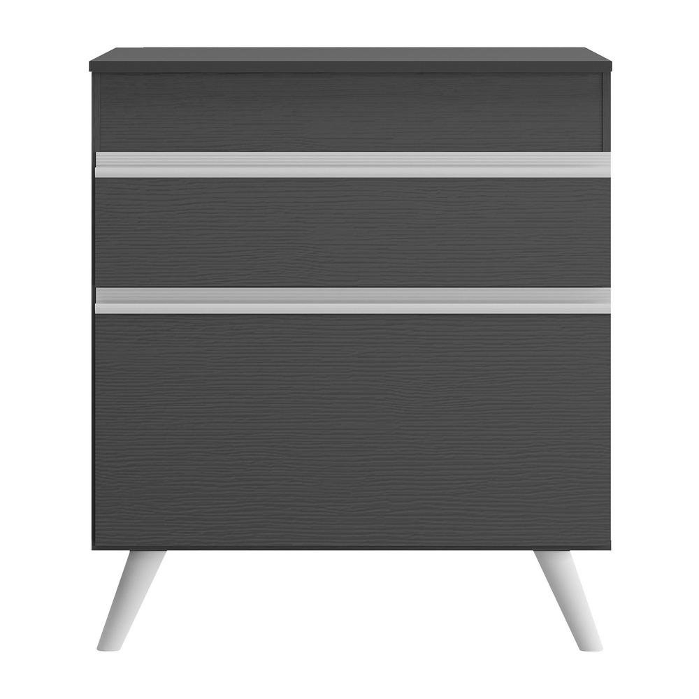 Balcao Cozinha para Cooktop 70 cm 1 Porta 1 Gaveta Veneza Multimoveis MP3706.898 Preto/Bra