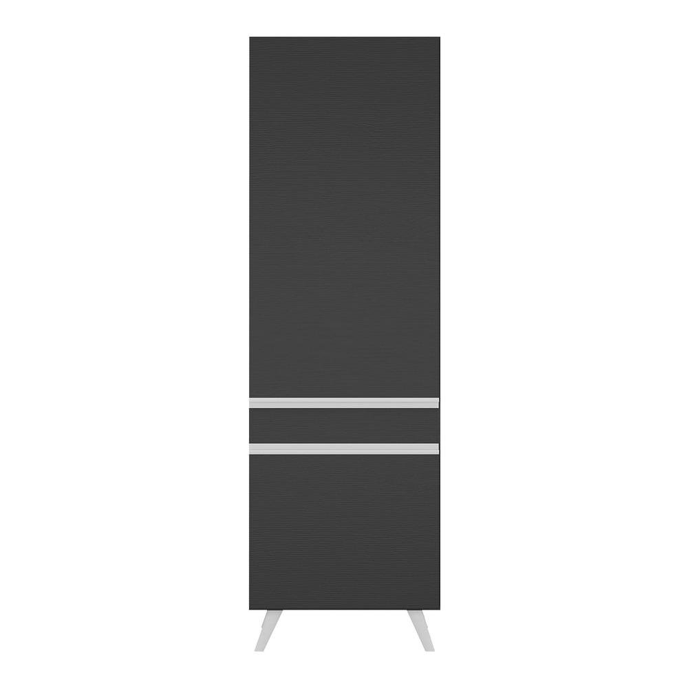 Paneleiro 2 Portas Veneza Multimoveis MP3739.898 Preto/Branco