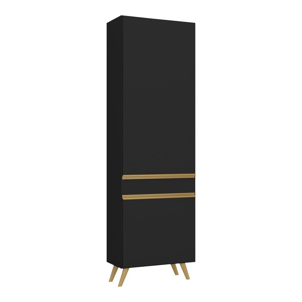 Paneleiro 2 Portas Veneza GB Multimoveis MP3746 Preto