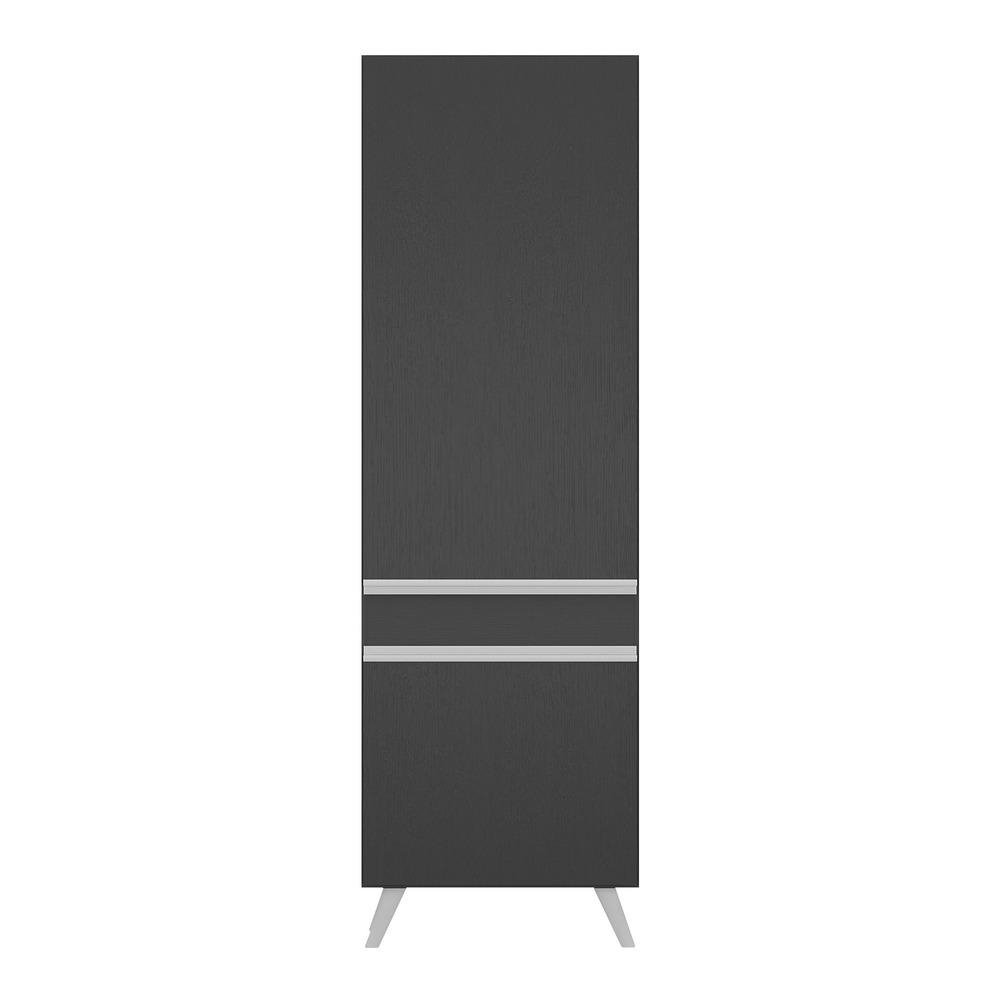 Paneleiro 2 Portas Veneza Multimoveis MP3746.898 Preto/Branco