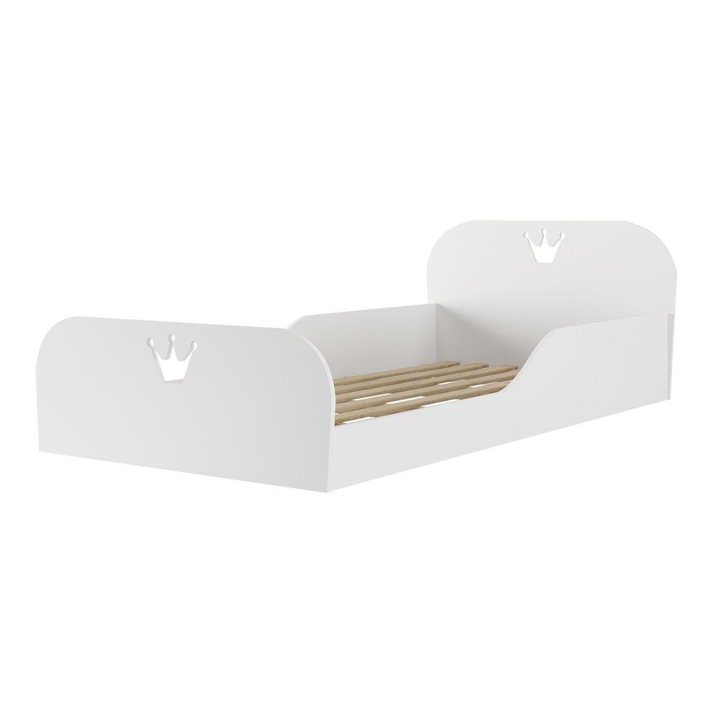 Cama Solteiro Montessoriana Encantada Multimoveis Branca