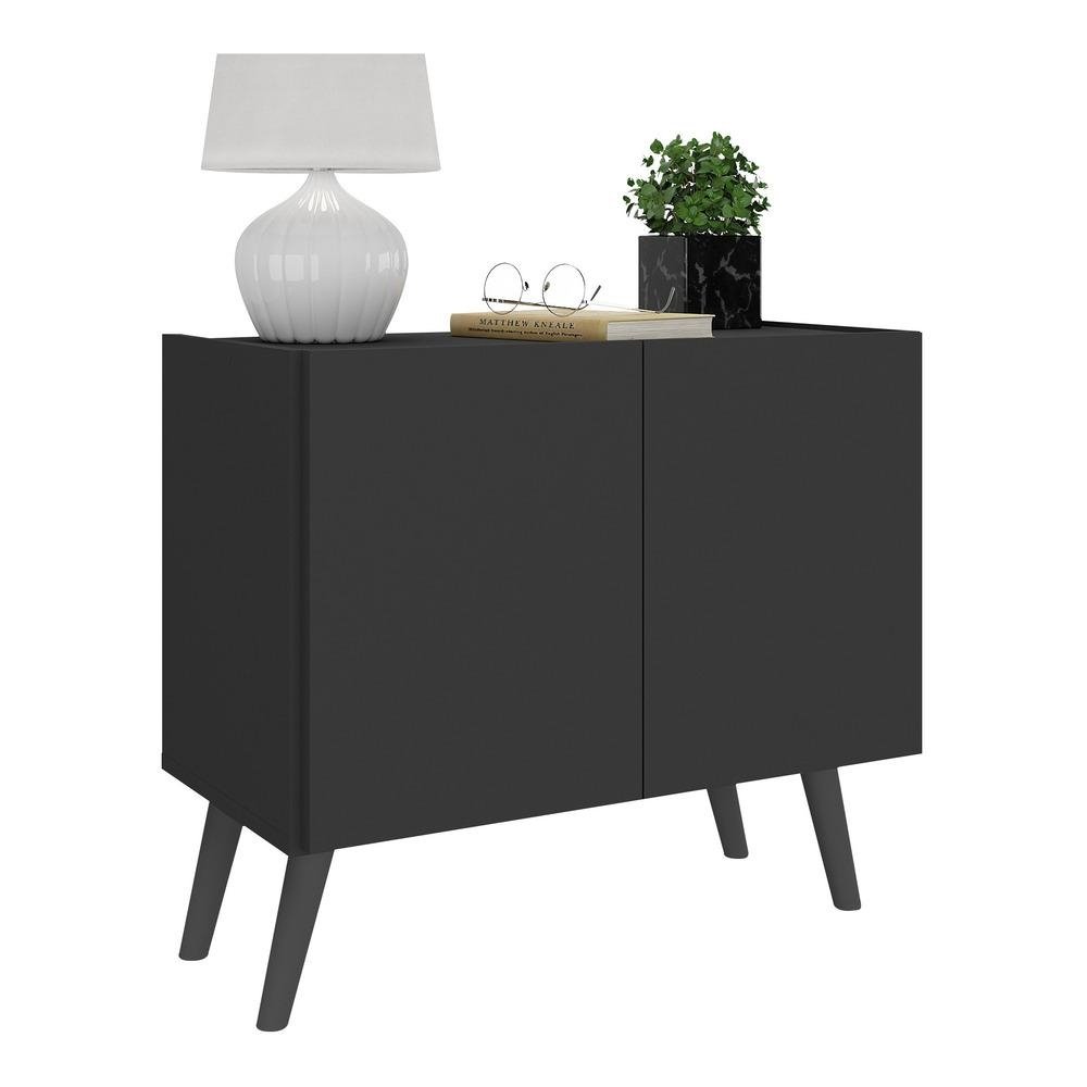 Mesa de Cabeceira Retro 2 Portas Multimoveis MP4133