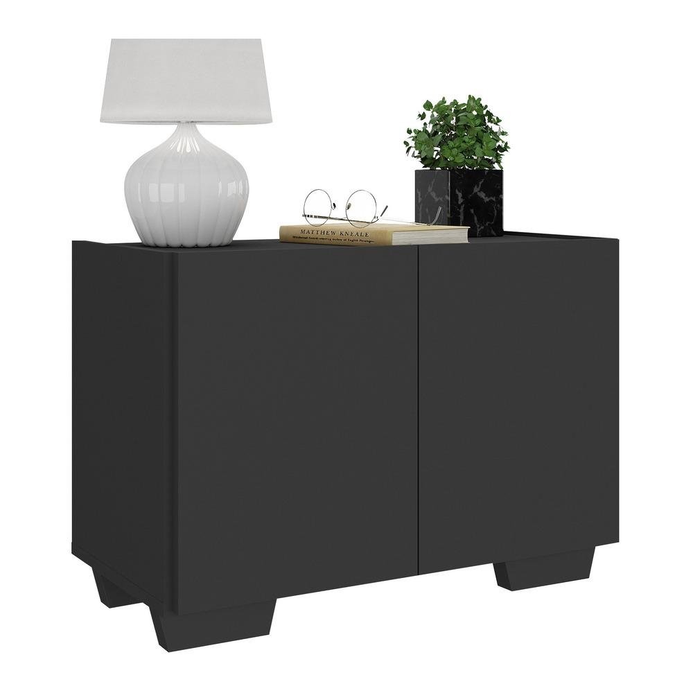 Mesa de Cabeceira com Pes 2 Portas Multimoveis MP4134