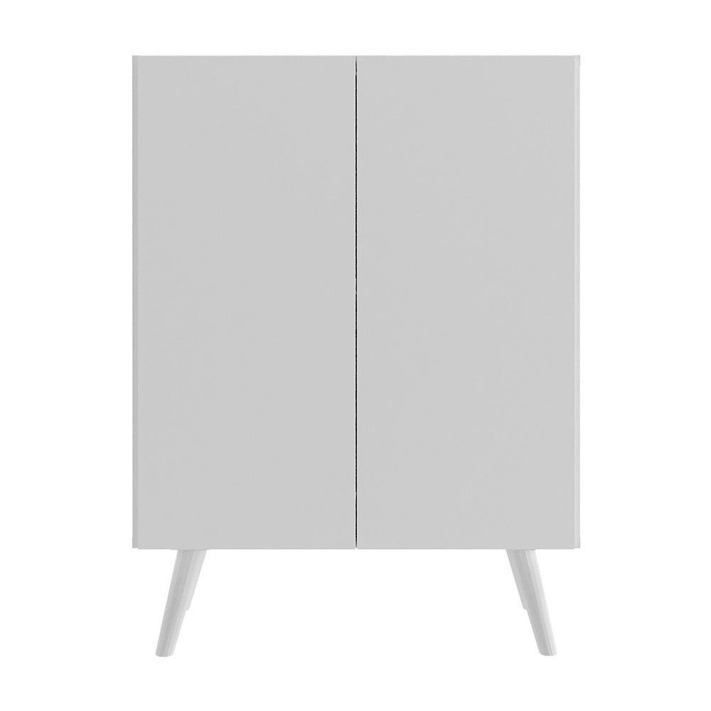 Gabinete Banheiro 2 Portas Retro 63cm Multimoveis MP5006 Branco