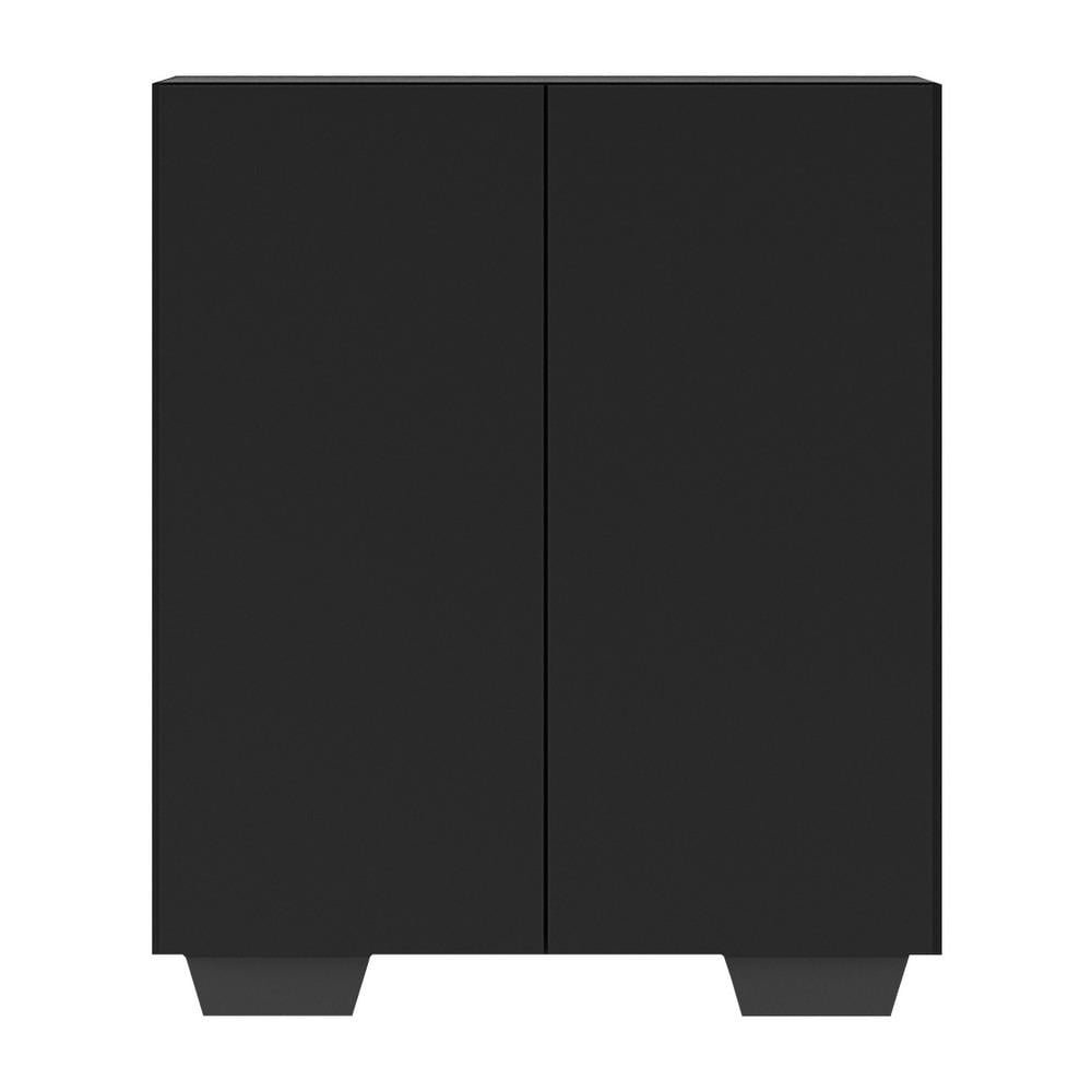 Armario Lavanderia com 2 Portas Multimoveis MP5023 Preto