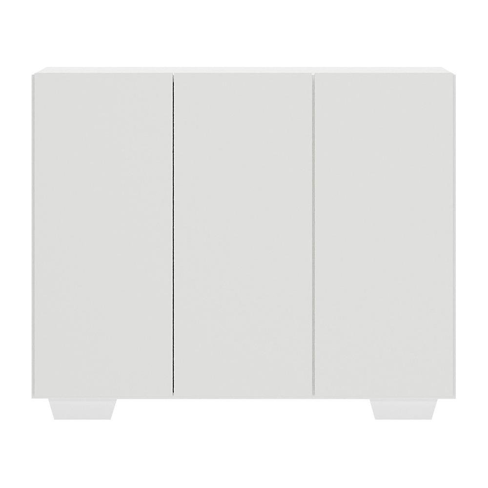 Gabinete Banheiro 3 Portas 90cm Multimoveis MP5031 Branco
