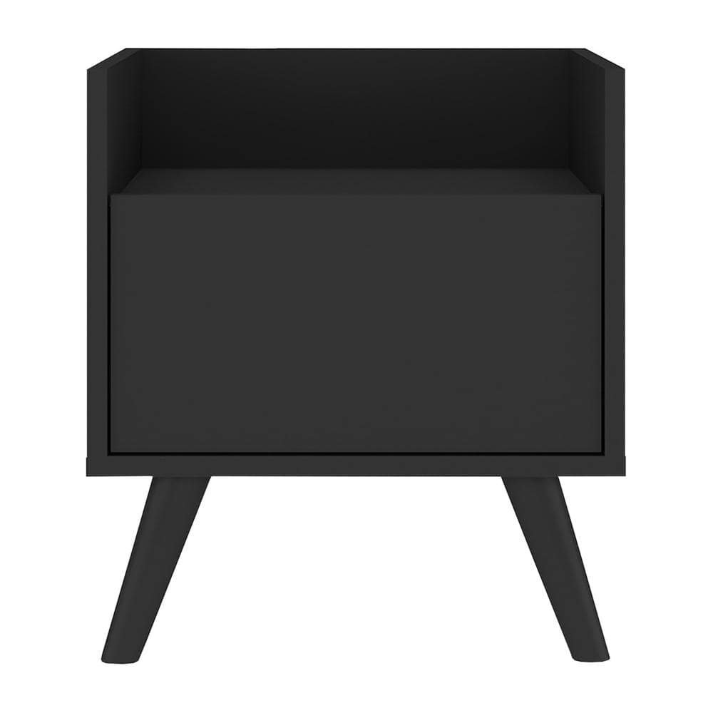 Gabinete Armário Banheiro 40 cm com Pés Retrô Multimóveis MP5037 Preto