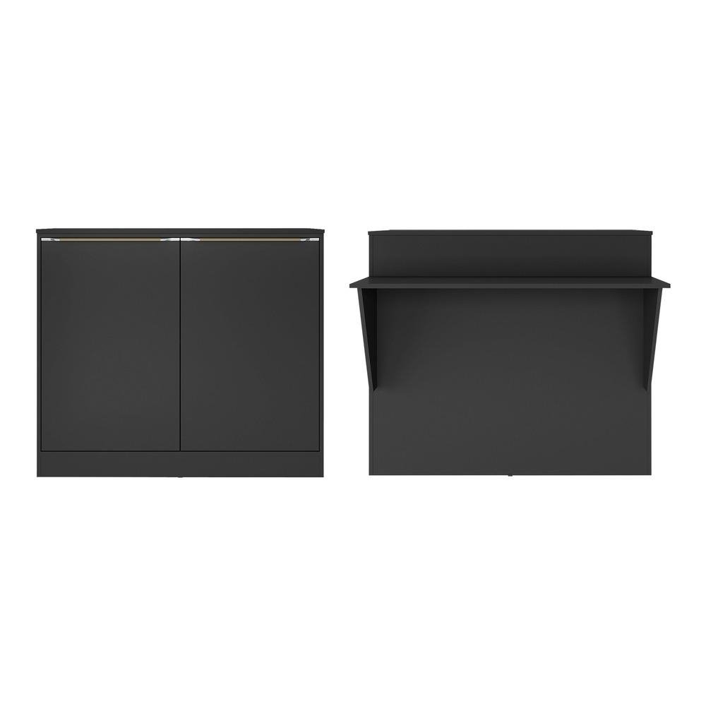 Bancada Balcao/Mesa Cozinha Multimoveis MP5484 Preto