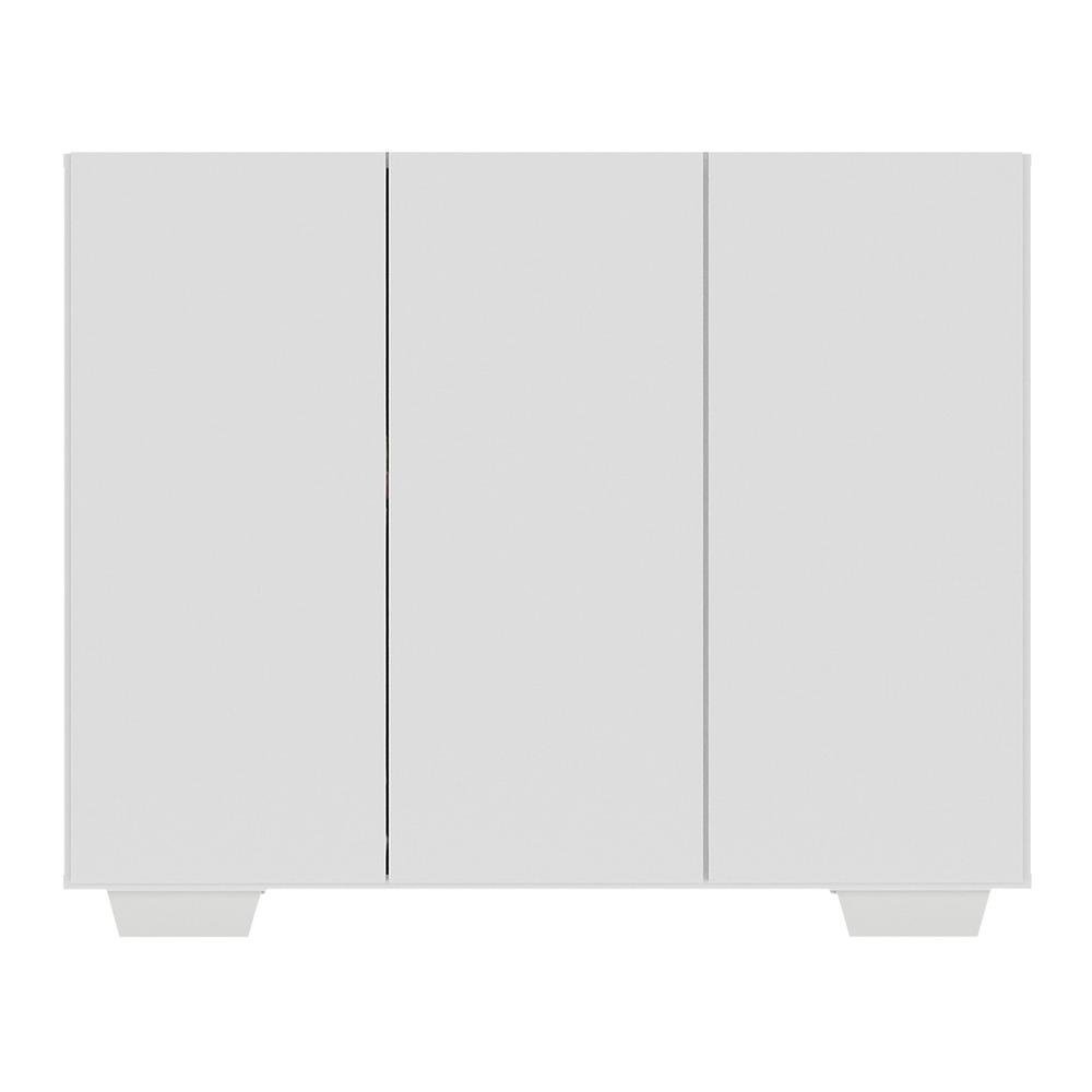 Sapateira 3 Portas Nina Multimoveis MP6019 Branca