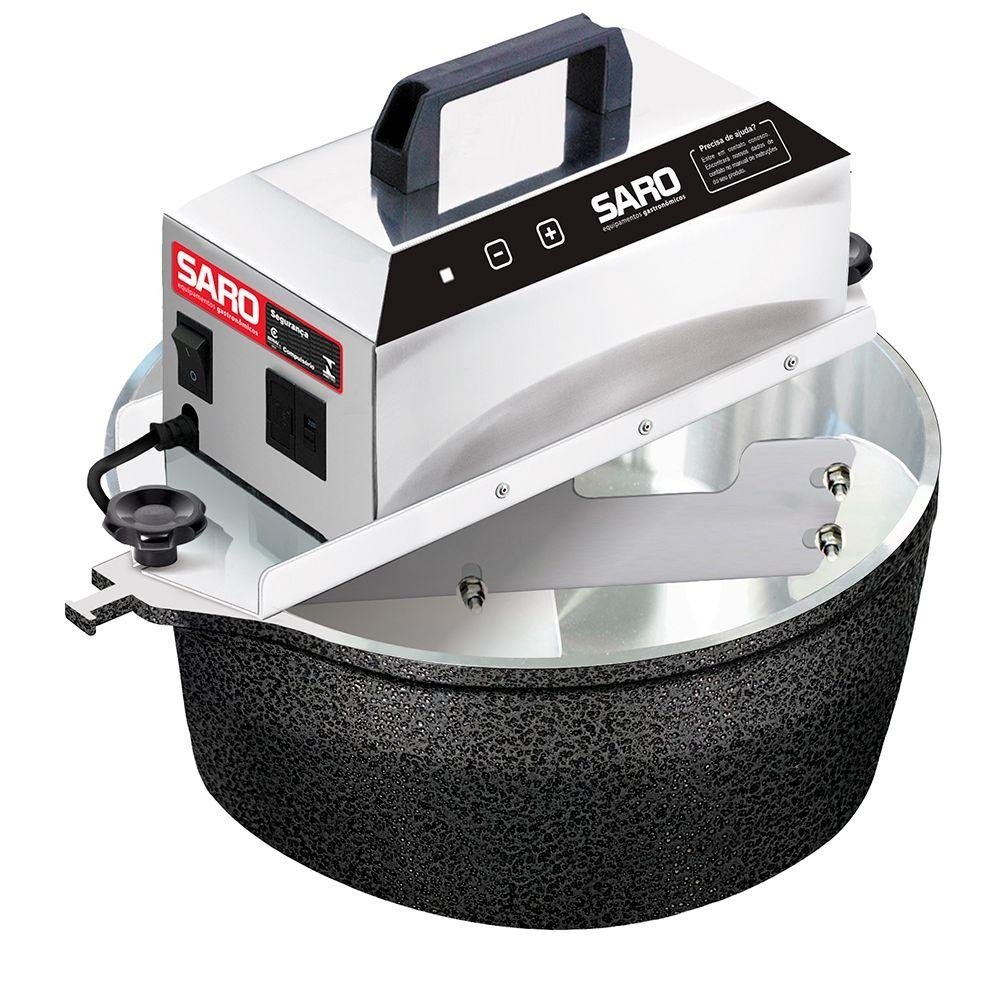 Panela de Brigadeiro Eletrica Saro 4L Preto Craqueado Bivolt PA4RPC