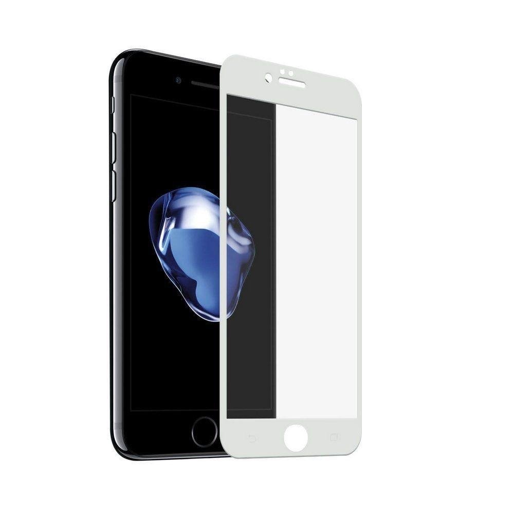 Pelicula Coverage Color Para iPhone SE 2 - Branca - Gshield (Cobre Toda Tela)