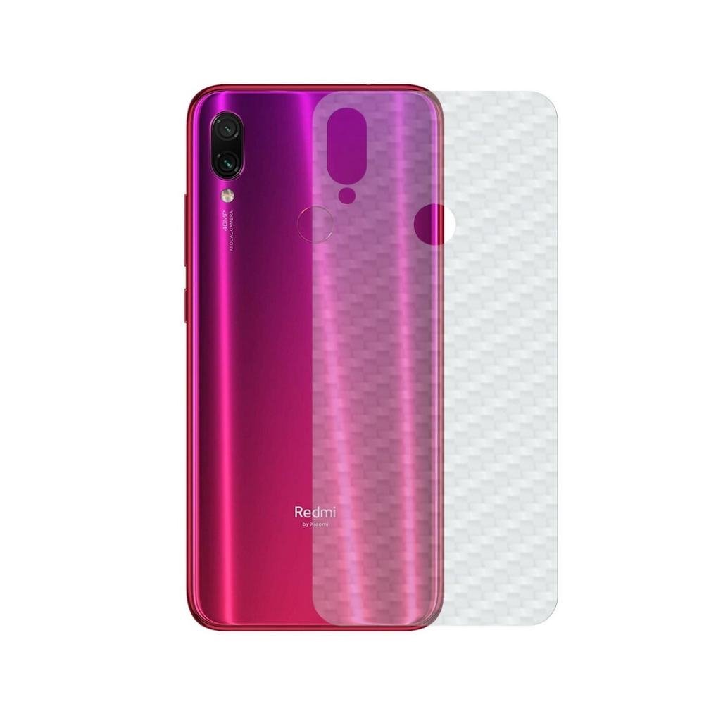 Pelicula Traseira de Fibra de Carbono Transparente para Xiaomi Redmi Note 7 - Gorila Shiel