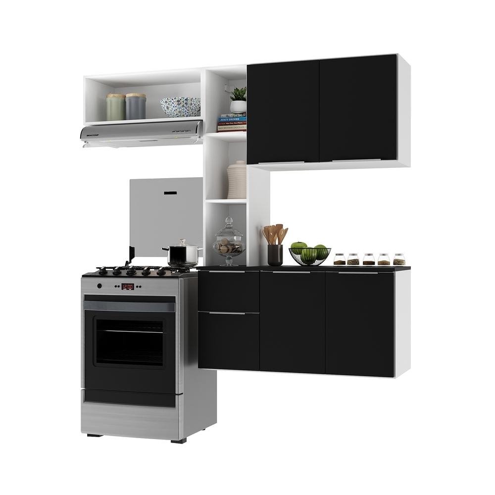 Armario de Cozinha Compacta com Balcao Sofia Multimoveis V2002