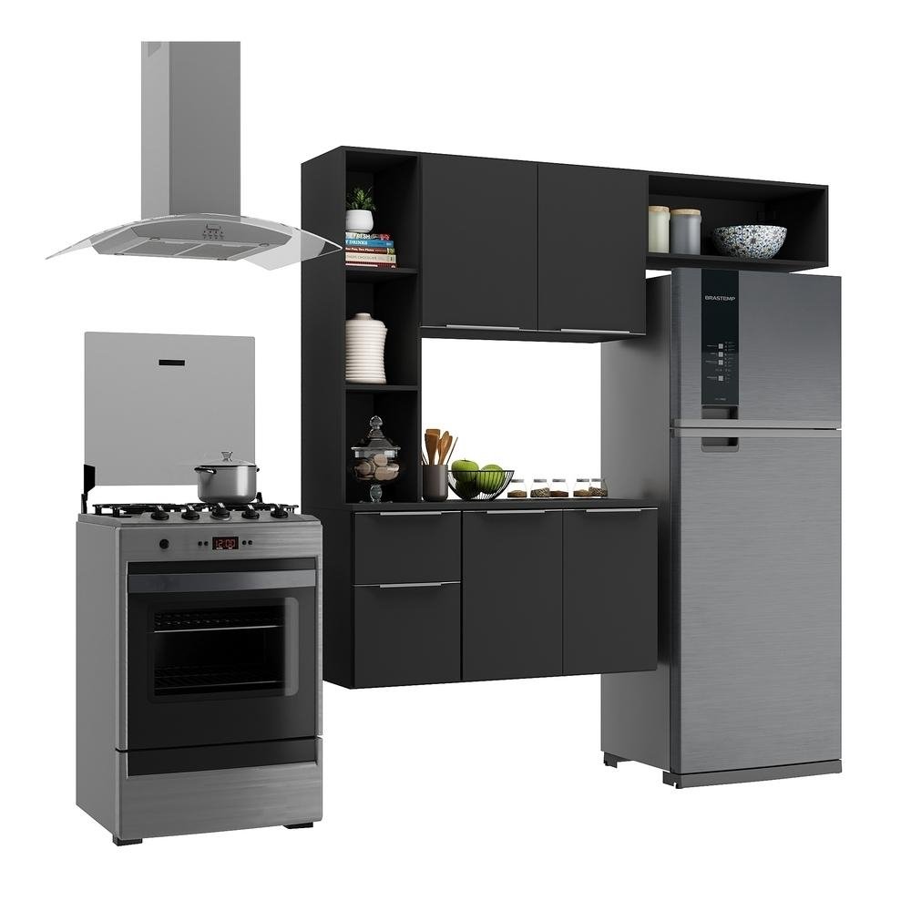 Armario de Cozinha Compacta com Balcao Sofia Multimoveis V2004