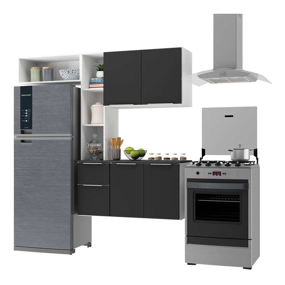 Armario de Cozinha Compacta com Balcao Sofia Multimoveis V2006