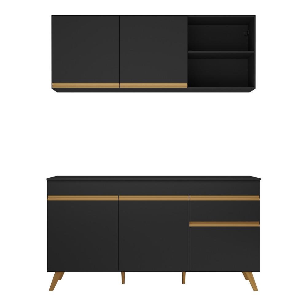 Armario de Cozinha Compacta 150cm Veneza Multimoveis V2079