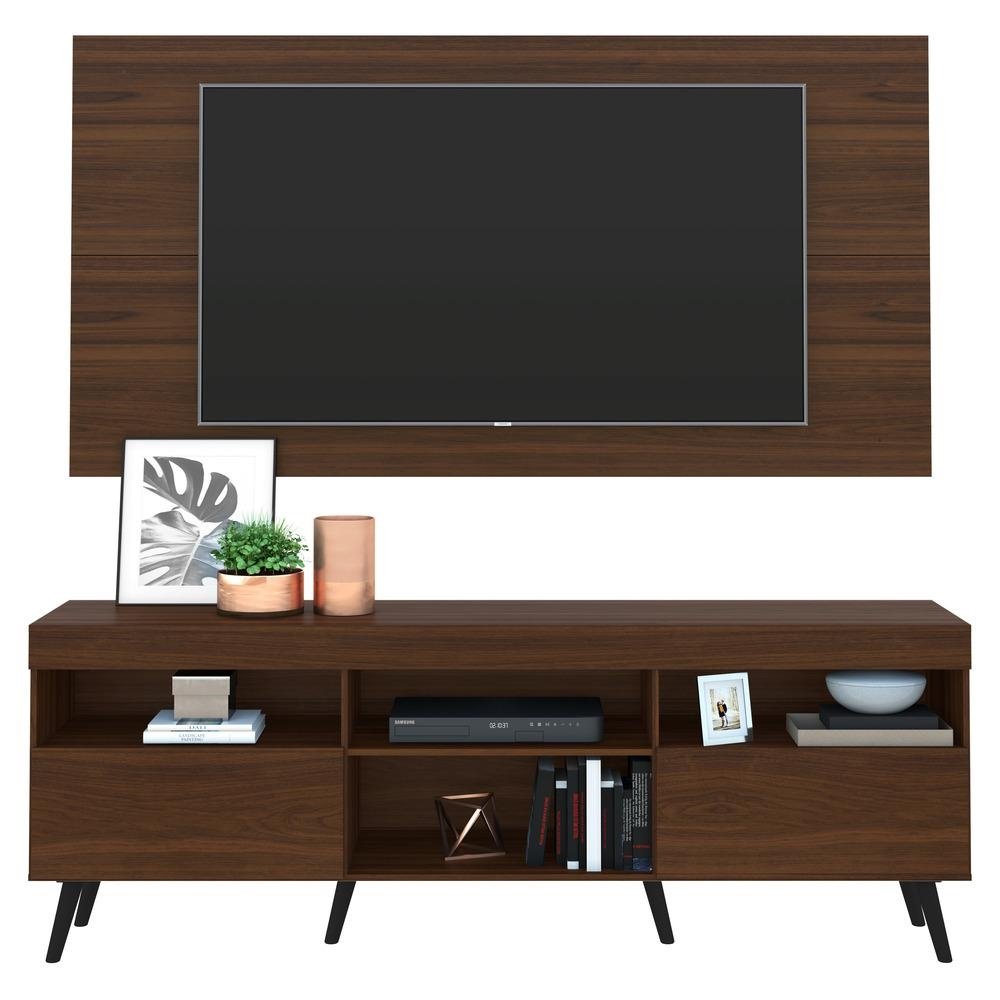 Rack com Painel e Suporte TV 65" Retro Florida Multimoveis V3134