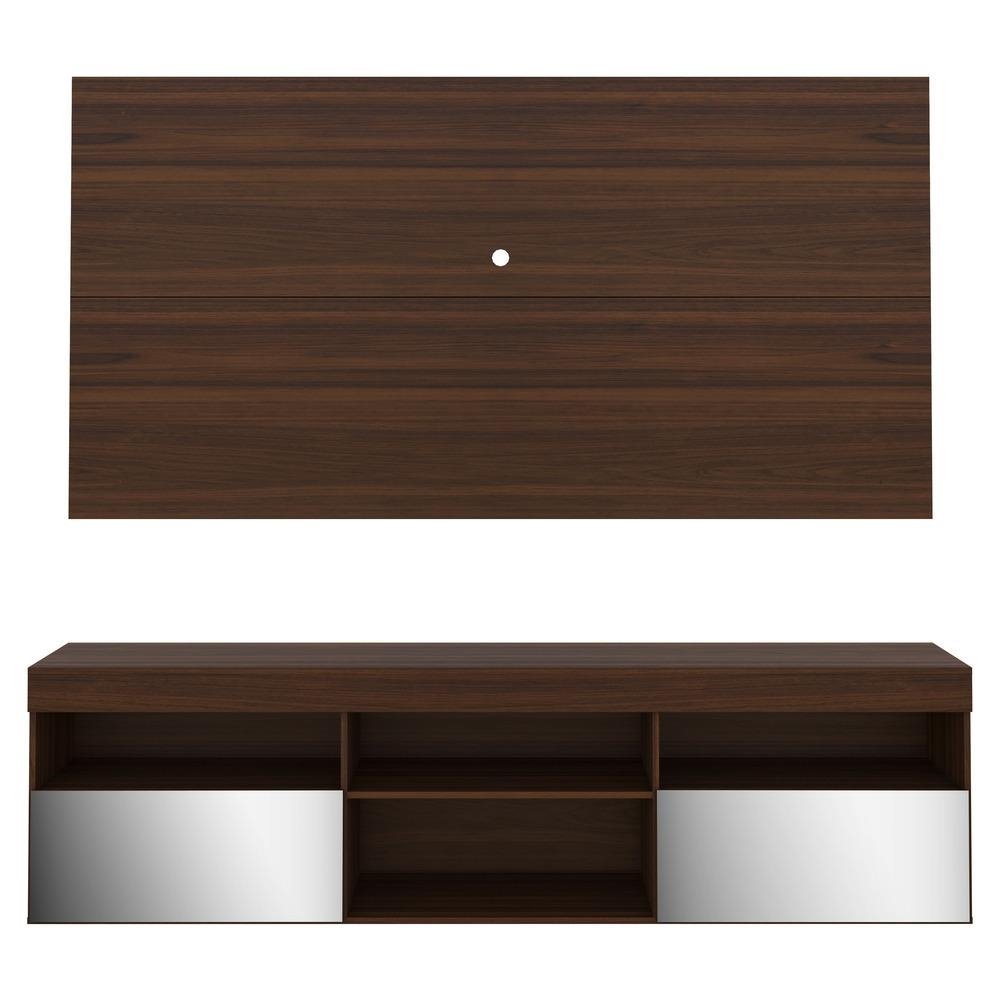 Rack com Painel TV 65" e Espelho Florida Multimoveis V3137