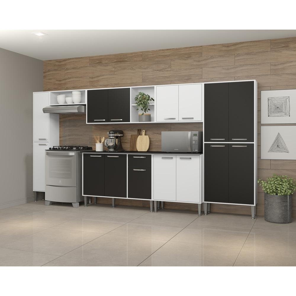 Armario de Cozinha Compacta Xangai Blues Multimoveis