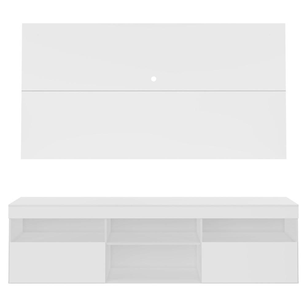 Rack com Painel TV 65" Suspenso Florida Multimoveis V3299