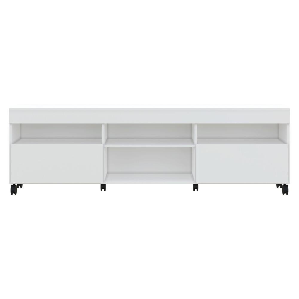 Rack TV 65" com Rodizios e 2 Portas Paris Multimoveis V3325