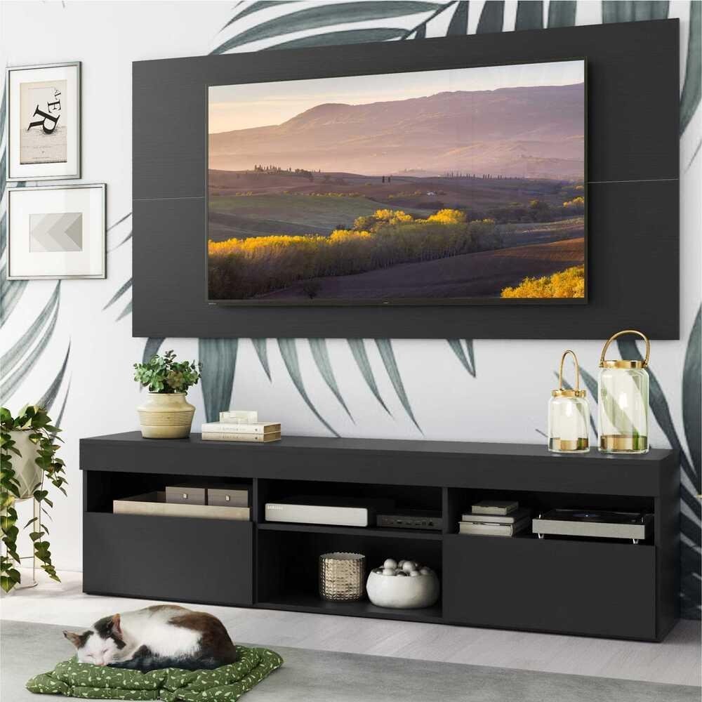 Rack com Painel TV 65" com 2 portas Londres Multimoveis V3334