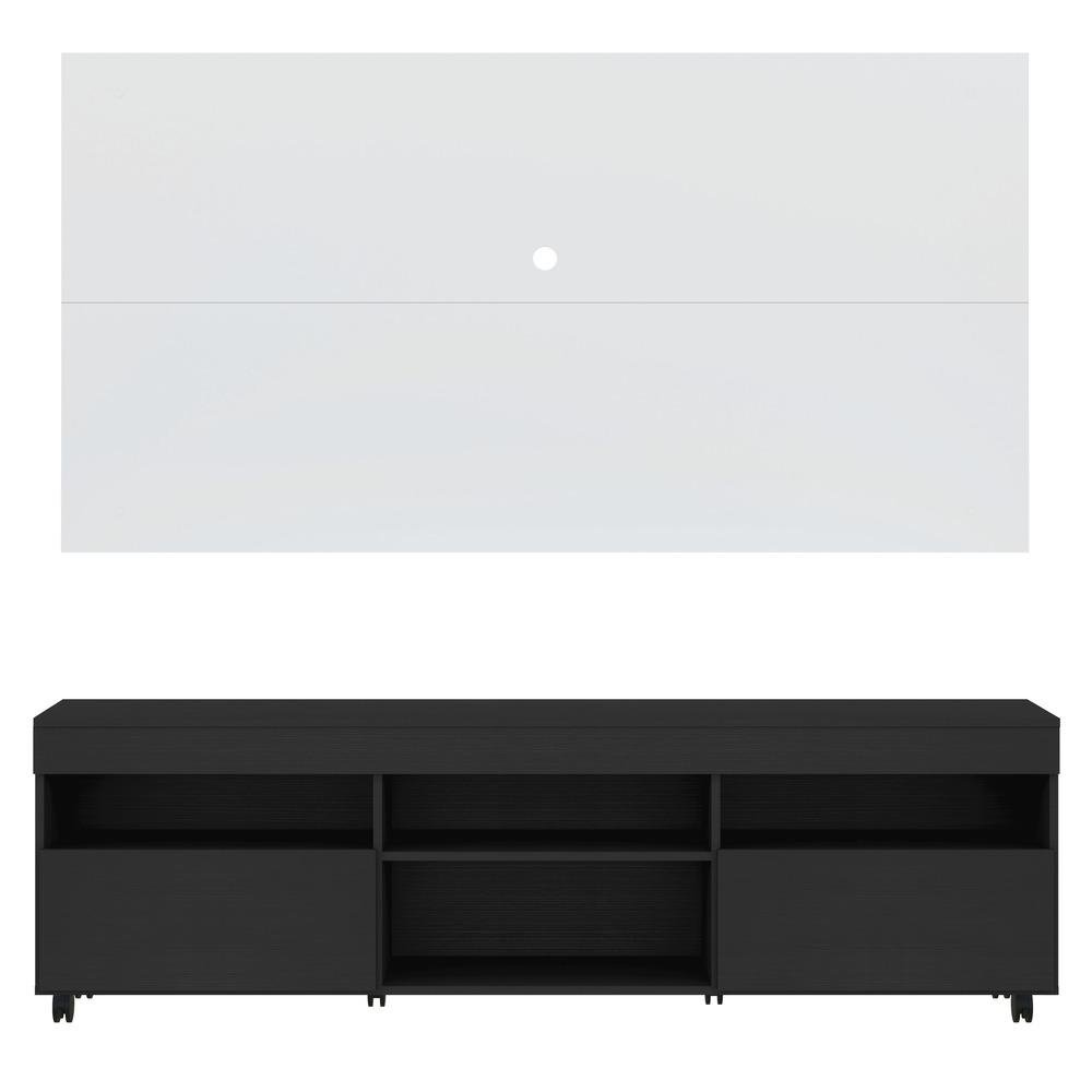 Rack com Painel TV 65" com Rodizios Londres Multimoveis V3335